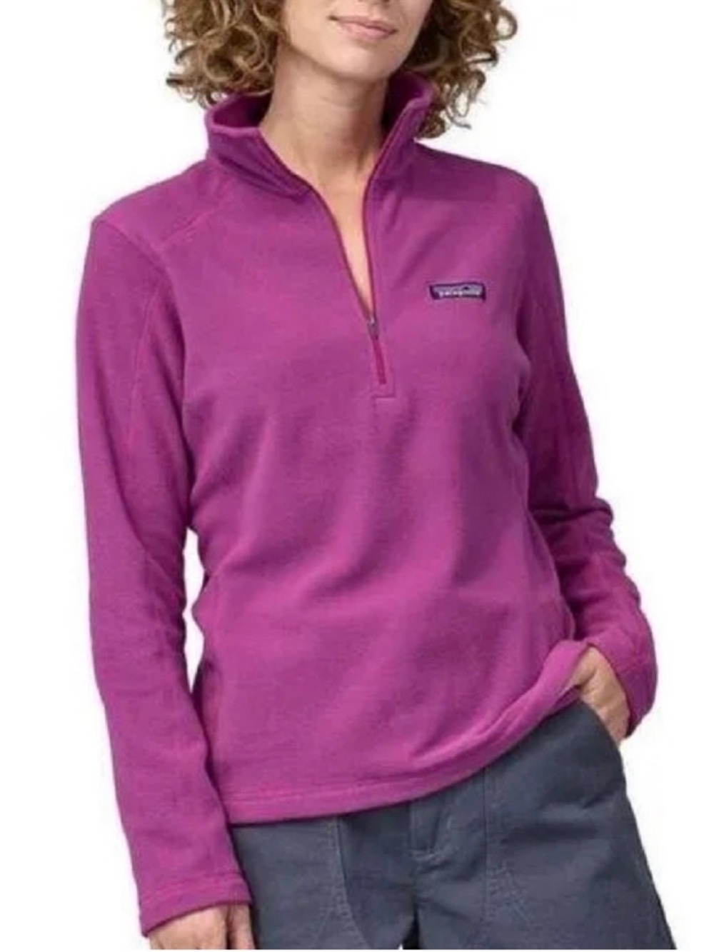 Patagonia Women's Half-Zip Fleece Pullover - Purple